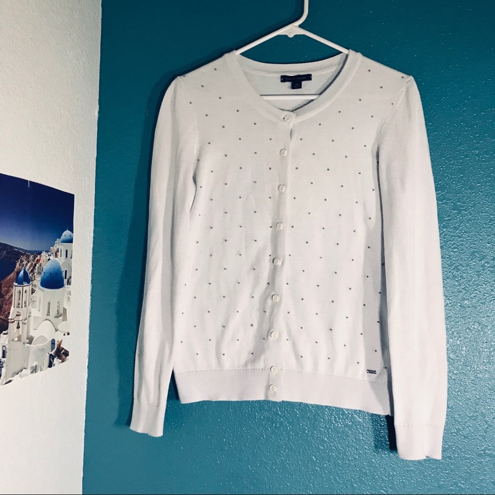 Tommy Hilfiger Polka Dot Cardigan